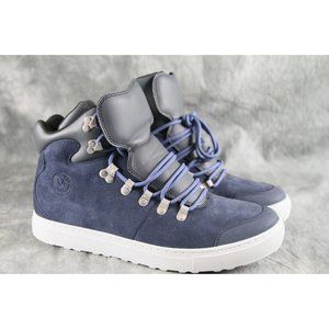 Merrell J23657 Men's Size 11.5 Valley Mid Navy Blue Leather Hiking Boots ANB